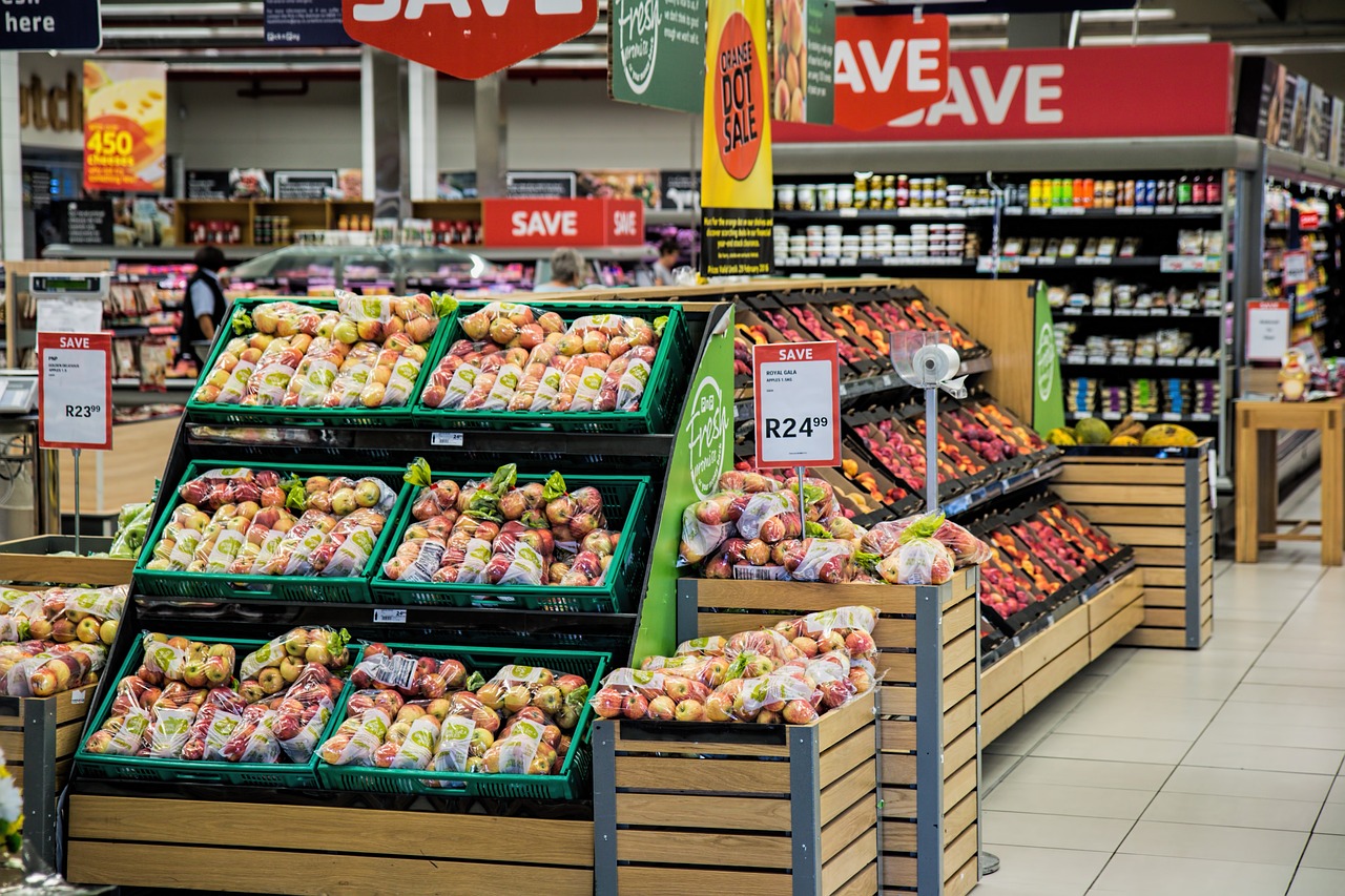 ¿Cuáles son las áreas de un supermercado?